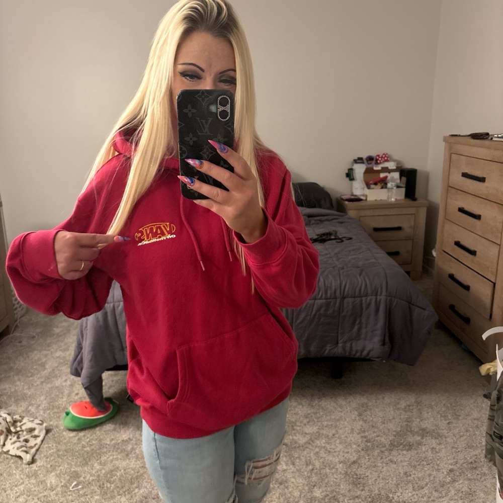 Vans Women's Bold Hot Pink Hoodie
